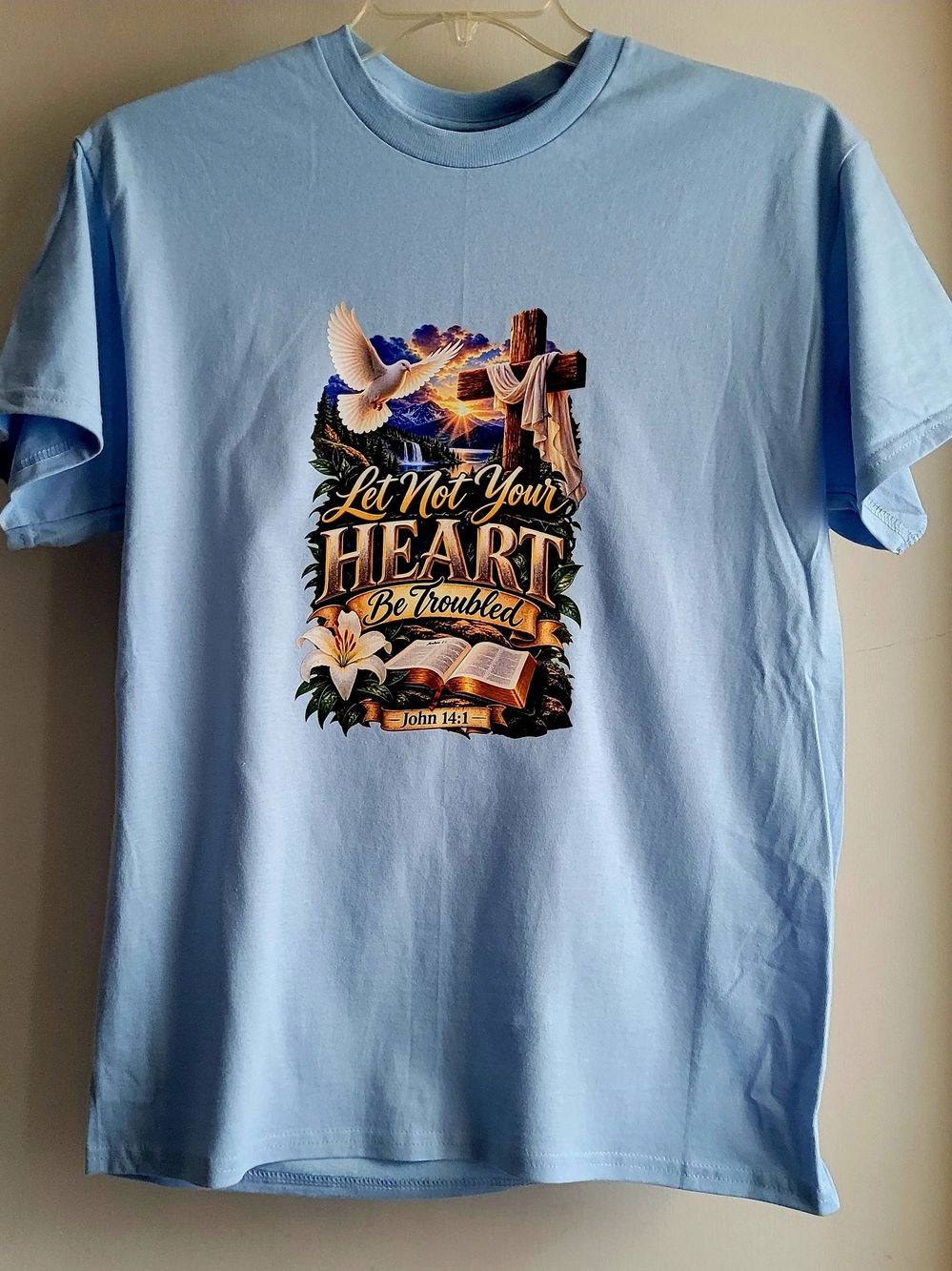 Let Not Your Heart Be Troubled Graphic Tee Unisex